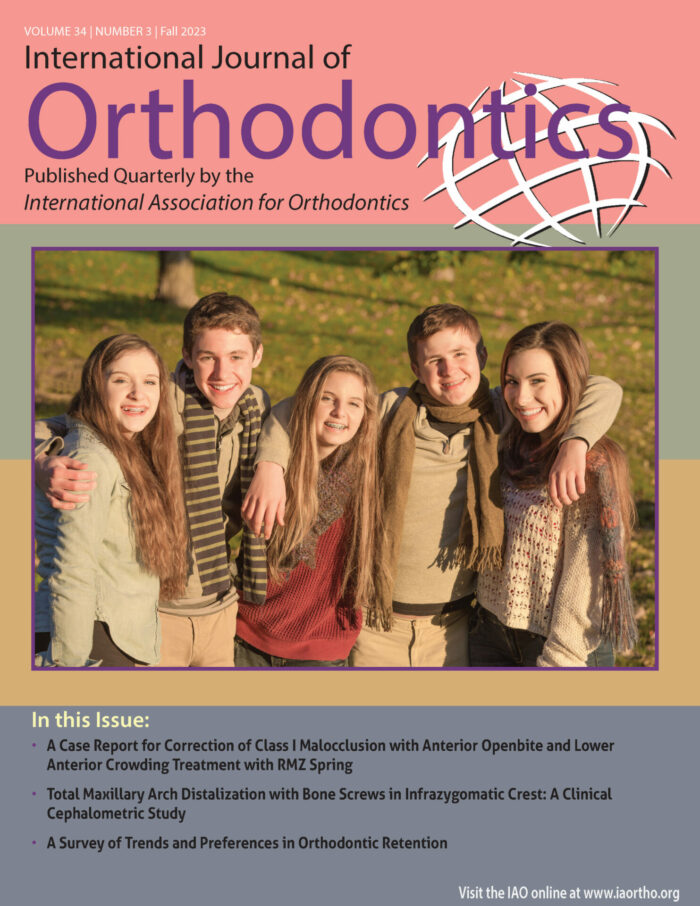 International Journal Of Orthodontics - International Association For ...